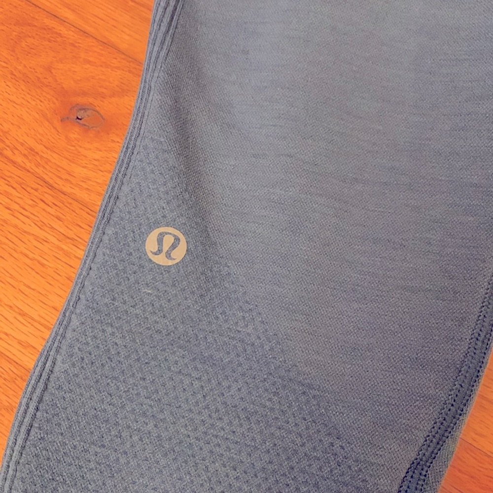 Lululemon high-waisted warm leggings. No size tag; fits like a small. - Picture 4 of 4